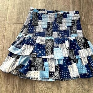 English Factory country themed bandana skirt